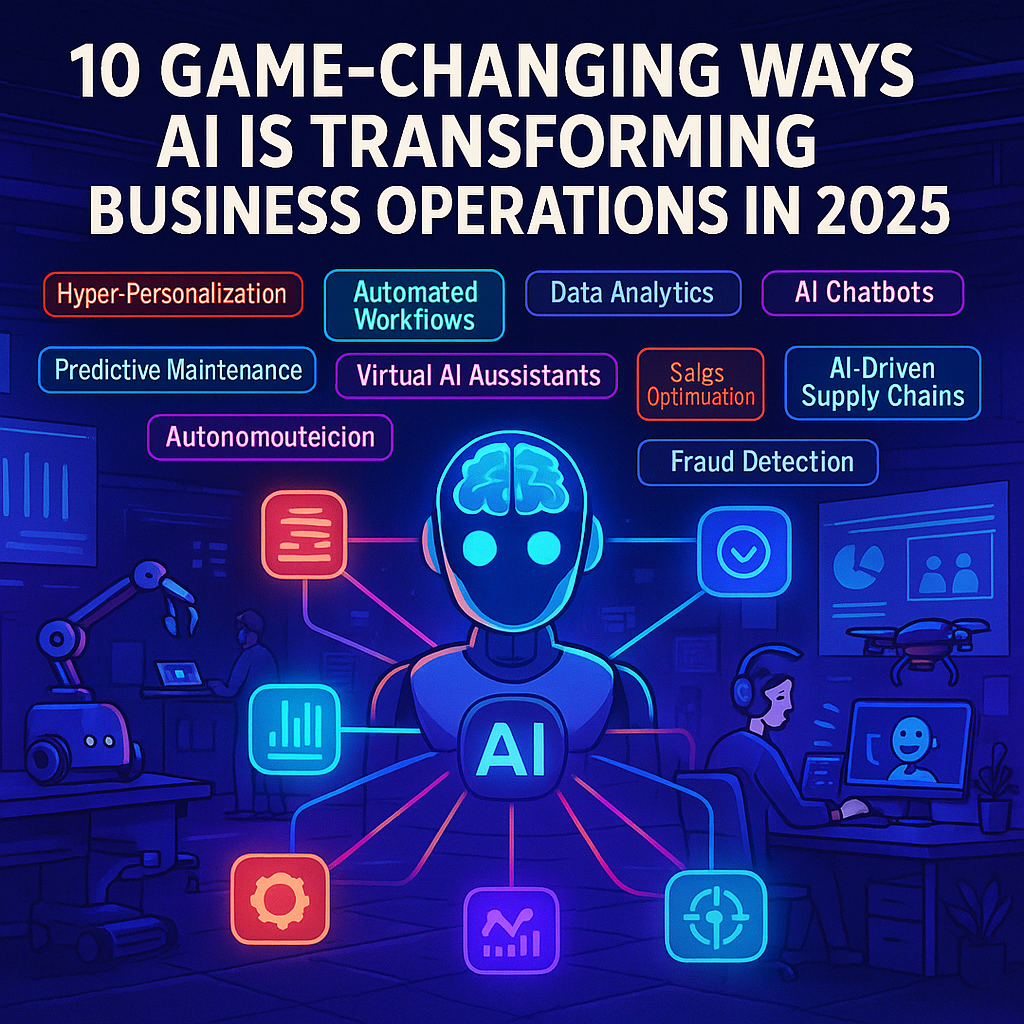 10 Game-Changing Ways AI Is Transforming Business Operations in 2025