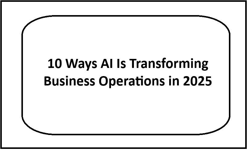 10 Ways AI Is Transforming Business Operations in 2025