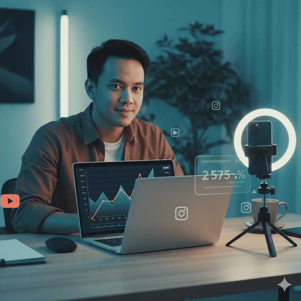 Bisnis Online Rahasia Konten Viral & Strategi Jualan Terbukti untuk Content Creator Pemula